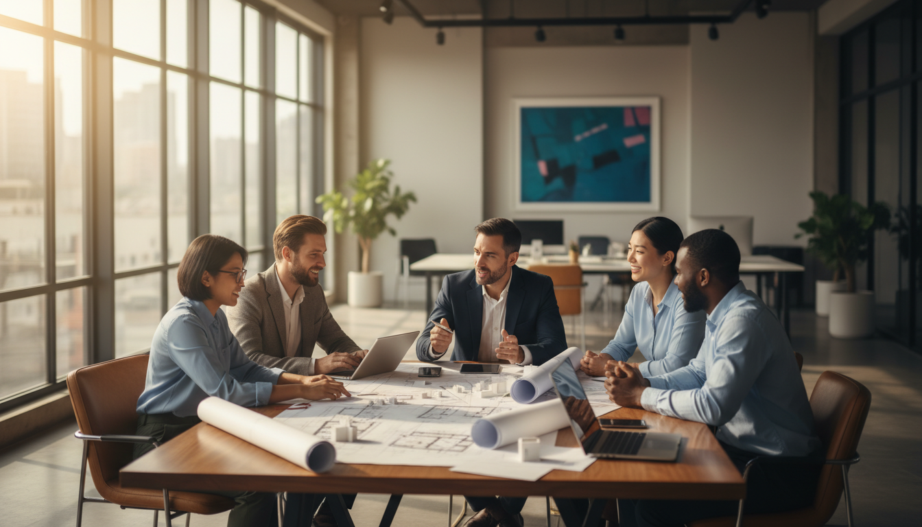 GatorSktch Architects team collaborating on design